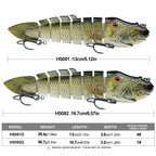 Jointed Swimbait Lure for Better Casting Distance