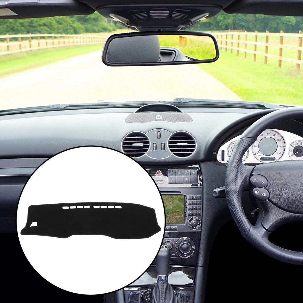 Dashboard Cover for Toyota Hilux GUN125 (2015–2023) Black Polyester Non-Slip