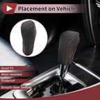 Gear Shift Knob Cover for Ford Fiesta (2009–2012) Black Brown