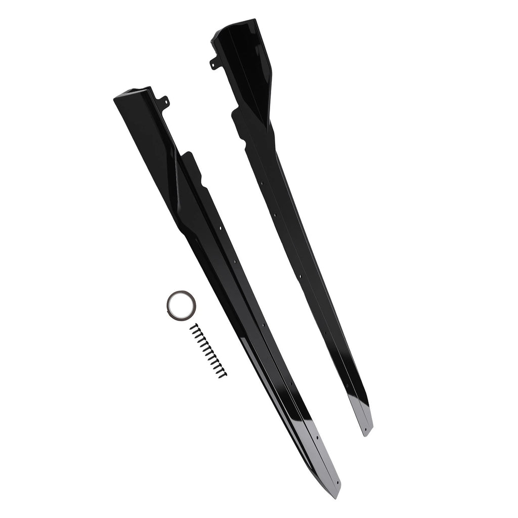 Side Body Moldings for BMW 3-Series 320i 330i (2019–2022) Gloss Black
