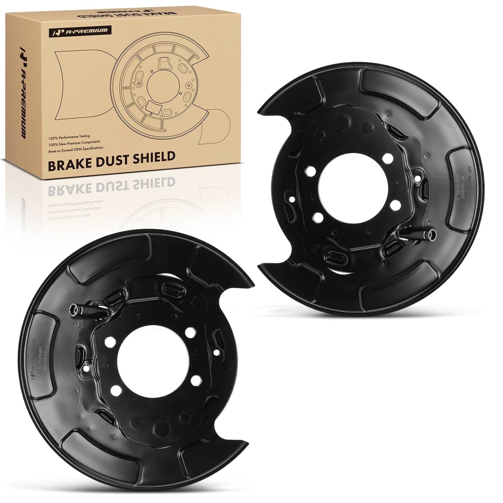 2X Rear Brake Dust Shield for Subaru Outback Legacy (2010–2014)