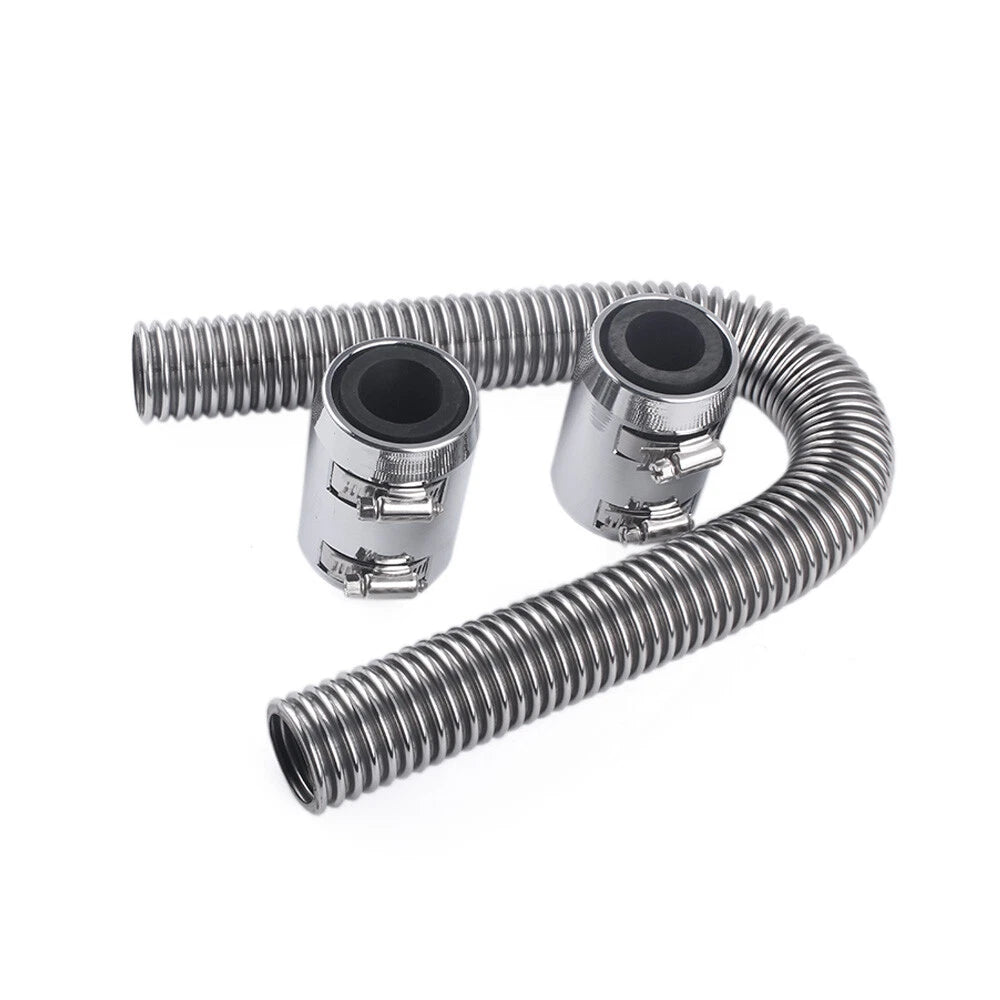 24" Stainless Steel Radiator Coolant Water Hose Kit