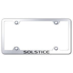 Mirrored Wide Body License Plate Frame -Officially Licensed for Pontiac Solstice