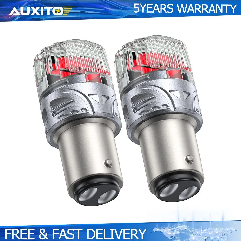 2X 1157 LED Bulb Tail Stop Brake Turn Signal Light for Multiple Models (7528 2357 7507)