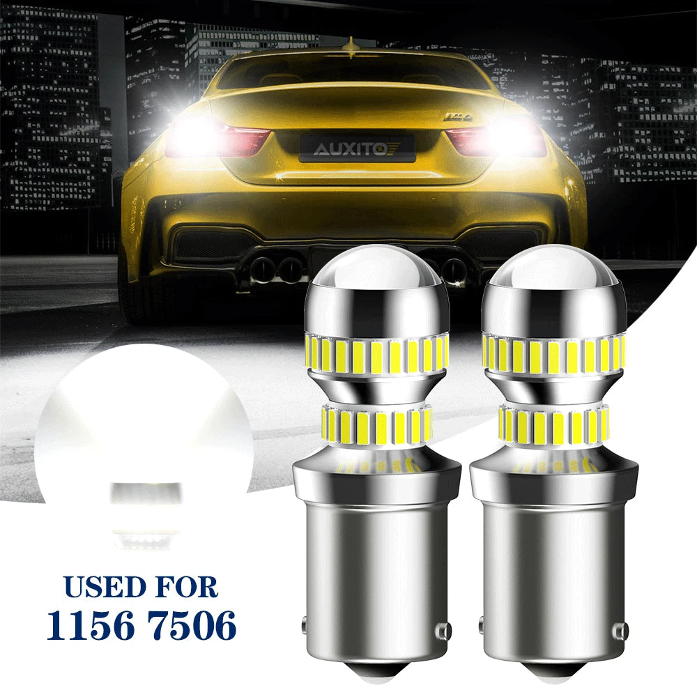 LED Reverse Backup Light 1156 7506 BA15S for Honda Civic (2002–2005) Accord (1994–1997)