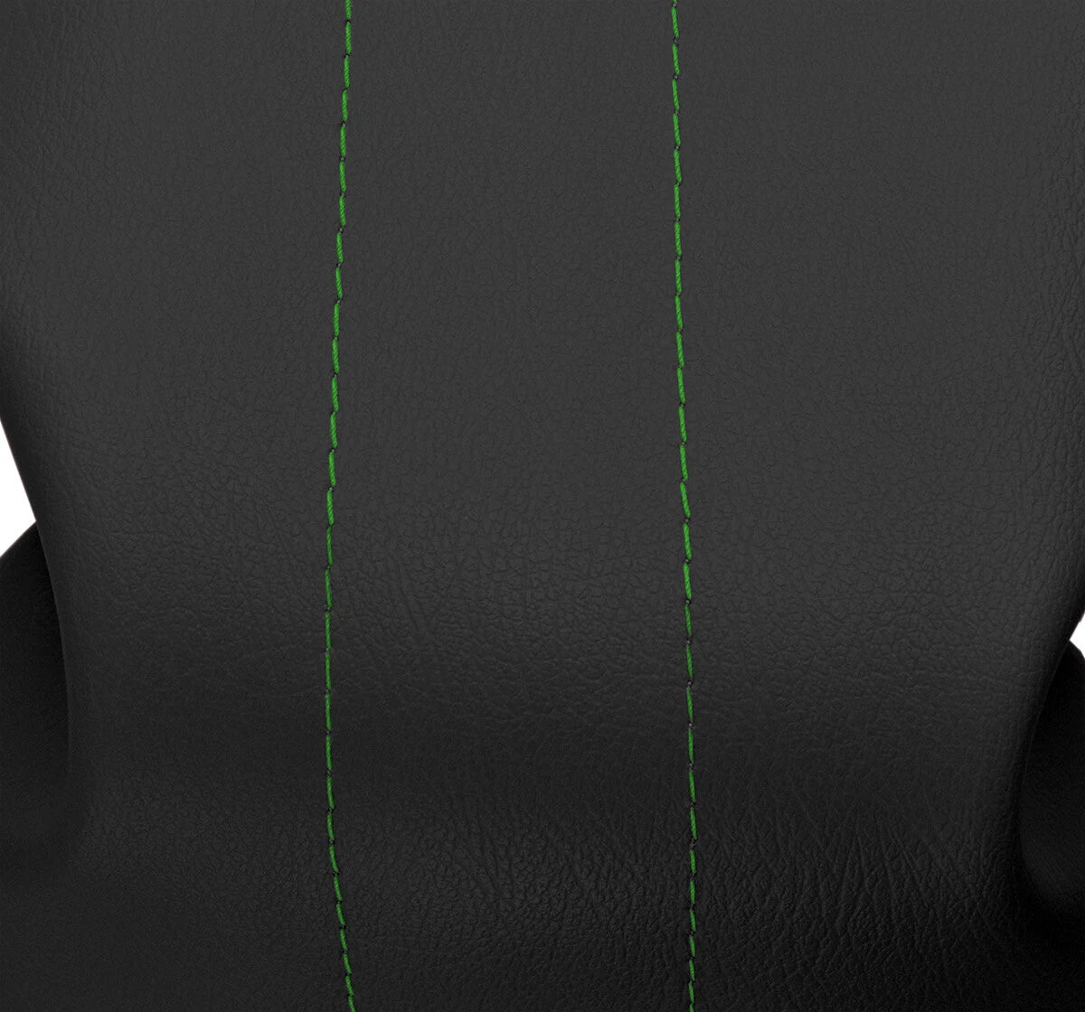 Leather Console Lid Armrest Cover for Ford Expedition (1997–2002) Green Stitch