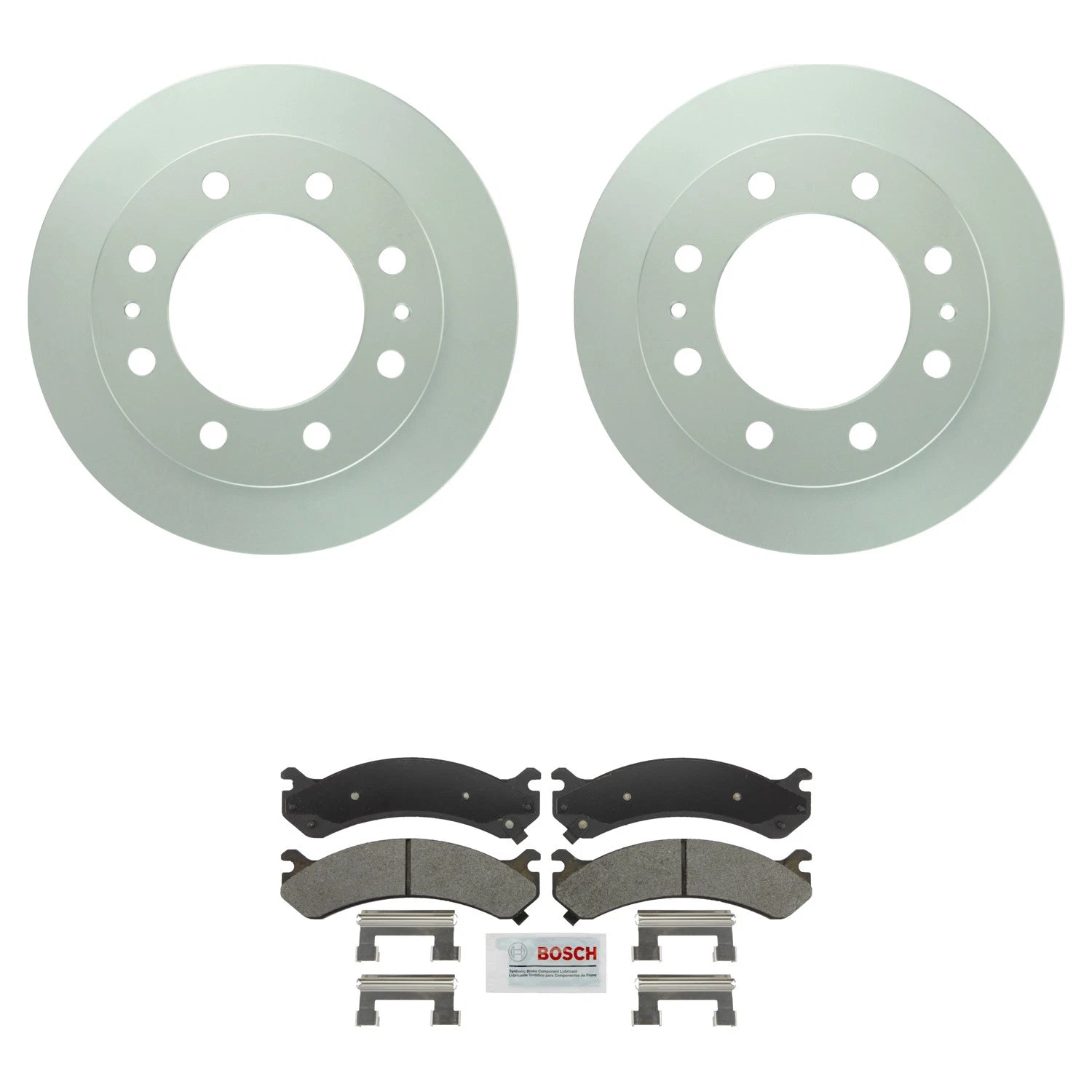 Set of 2 Bosch Severe Duty Semi-Met Disc Brake Pads for Suburban