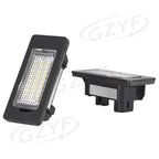 LED License Plate Lights Clear Lens for BMW E82 E90 F10 F25 (2007-2017)