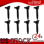 8X Ignition Coil & 8X Spark Plug for Toyota Land Cruiser (1998) UF230