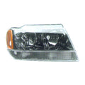 Clear Chrome Passenger Side Head Light Assembly for 1999-04 Jeep Grand Cherokee