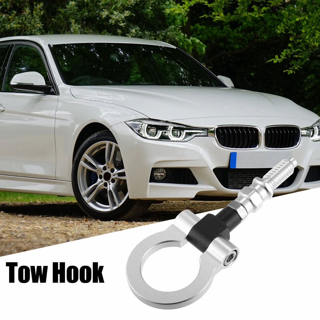 Tow Hook for BMW 325i 335i (2006–2013) - Silver Tone