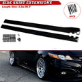 Universal 86.5" Side Skirt Extension Rocker Panel Lip Splitters (Canards) (2024–2024)