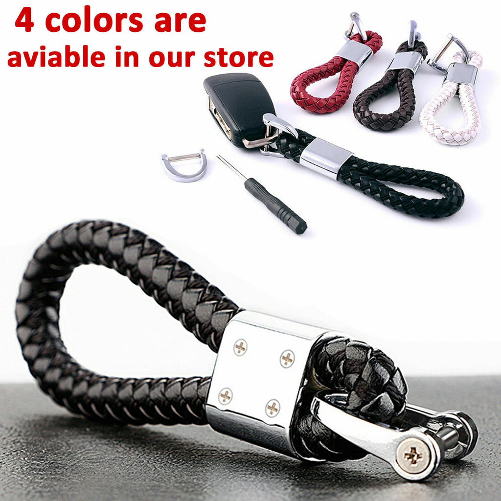 Genuine Leather Key Fob Strap Ring for Universal (2019–2025)