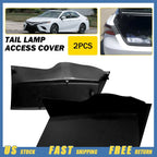 Set of 2 Rear Left Right Combination Lamp Cover Trim for Toyota Camry (2018–2023) Black EXV