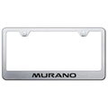 Brushed Stainless Steel License Plate Frame for Nissan Murano