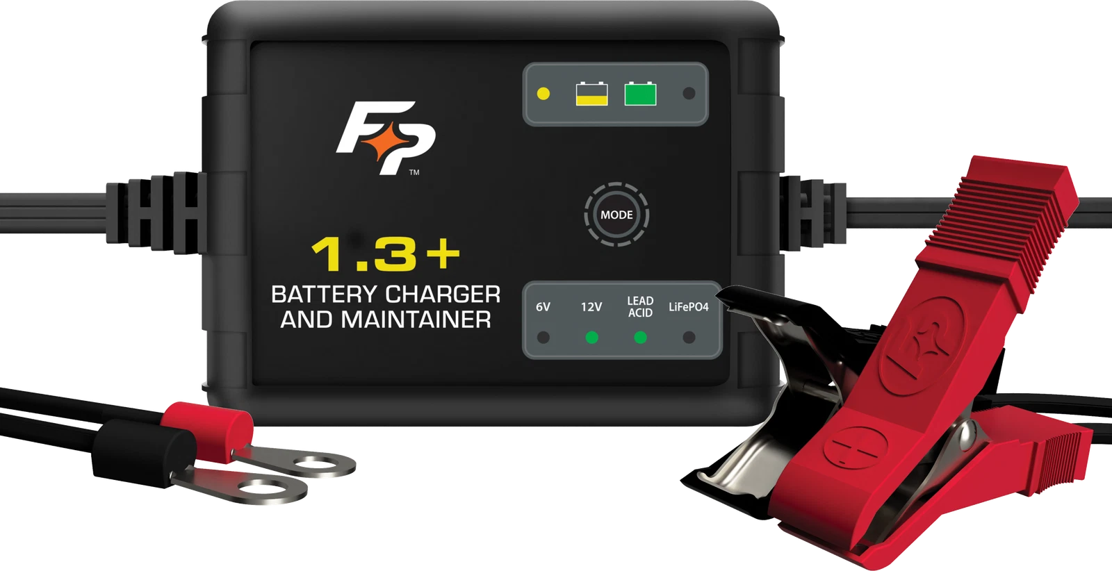 Battery Charger 6V/12V 1.3A Fully Automatic for Automotive Marine