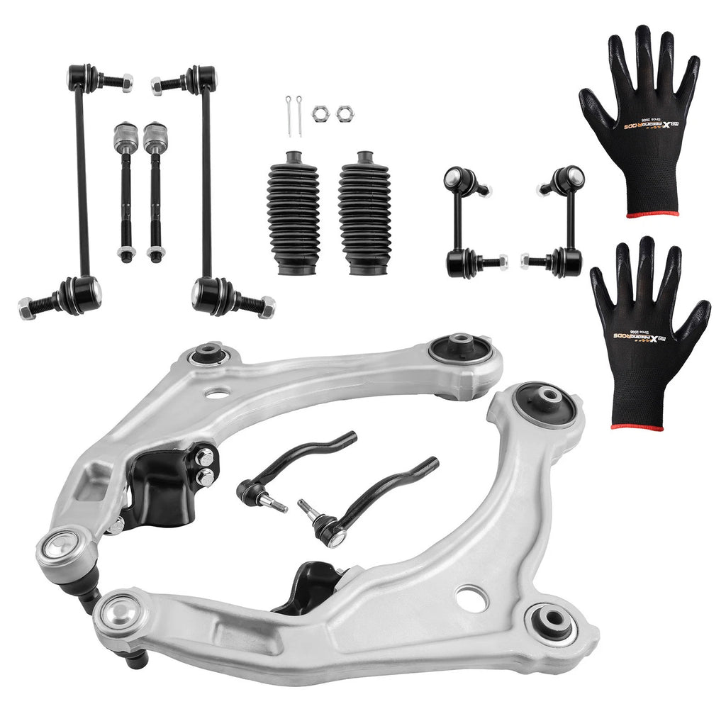 12pc Front Lower Control Arm Tie Rods for Nissan Maxima (2009–2014) K622059