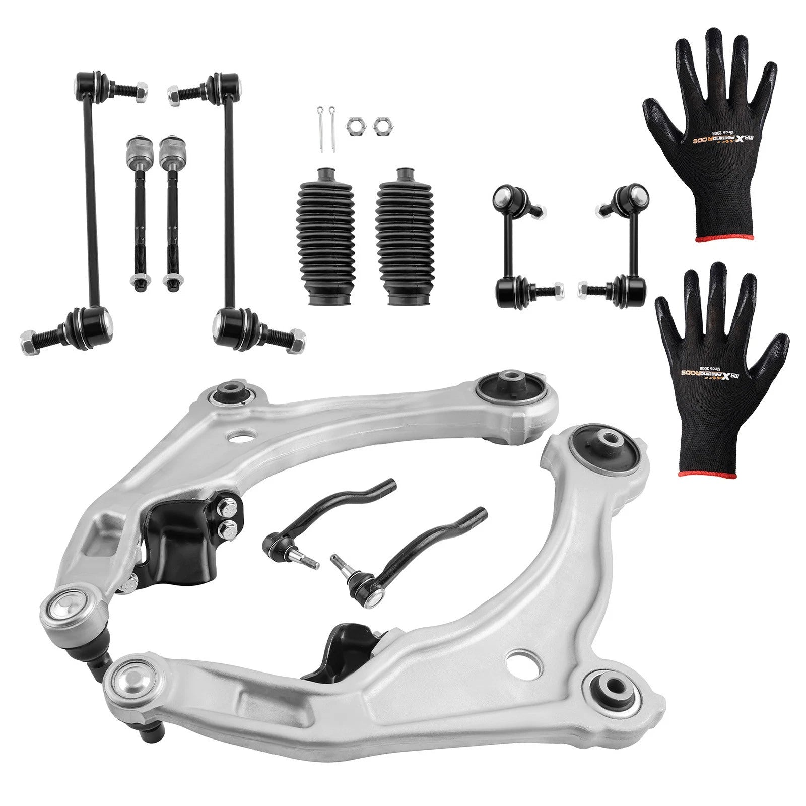 12pc Front Lower Control Arm Tie Rods for Nissan Maxima (2009–2014) K622059
