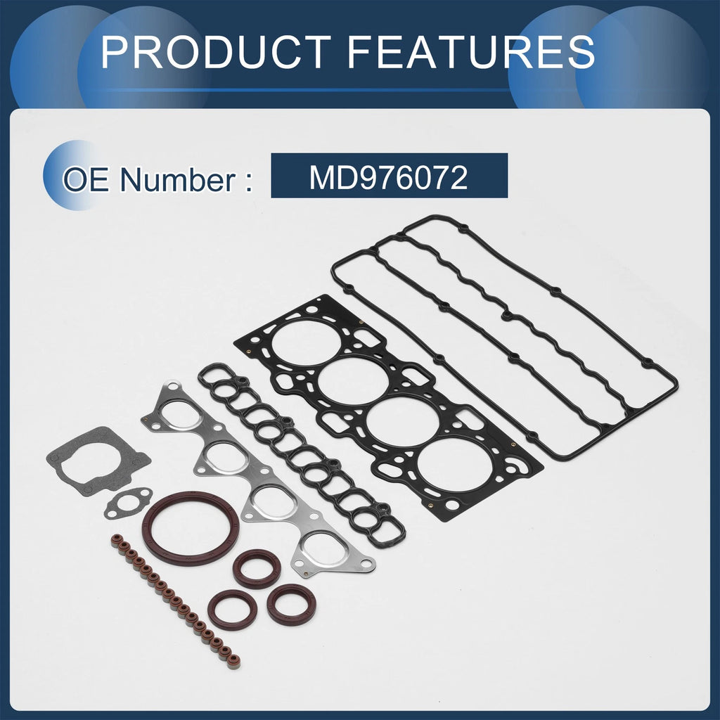 Cylinder Head Gasket Kit No.MD976072 for Mitsubishi 4G93 (1995–1999)