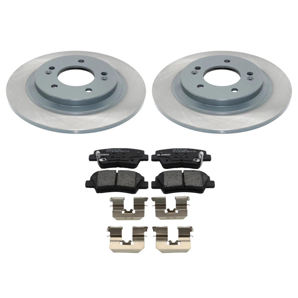 DuraGo Rear Rotors & Bosch QuietCast Ceramic Pads for Optima (2014–2016)