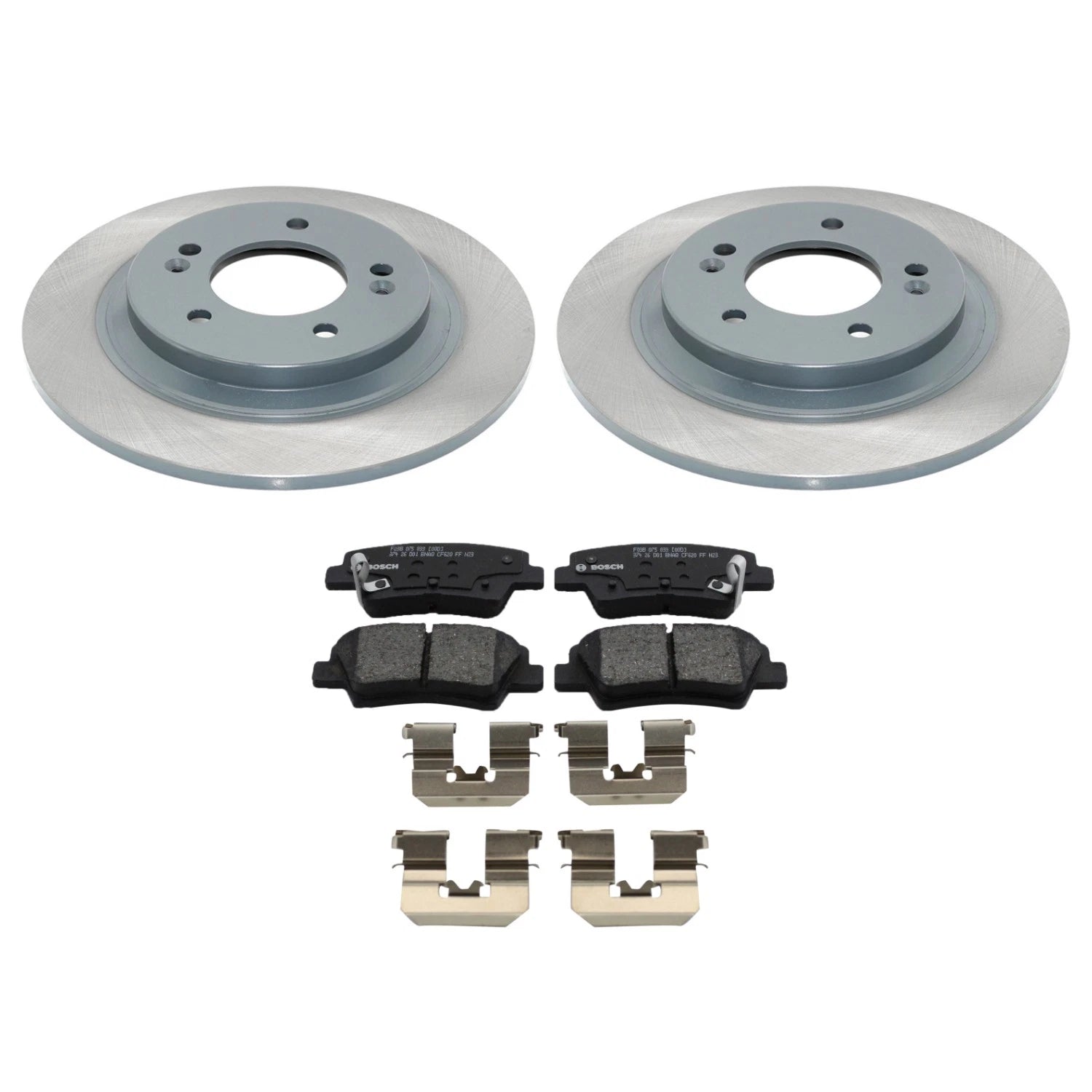 DuraGo Rear Rotors & Bosch QuietCast Ceramic Pads for Optima (2014–2016)