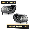 HID/Xenon Headlight Set for Ford Mustang (2013–2014) Left+Right