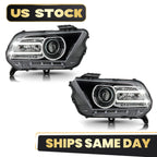 HID/Xenon Headlight Set for Ford Mustang (2013–2014) Left+Right