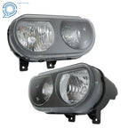 Halogen Headlights Pair for Dodge Challenger (2008-2014) Clear