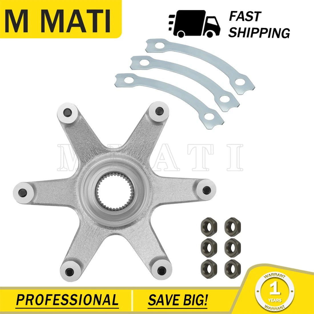 Rear Wheel Axle Collar Sprocket Hub for Yamaha Blaster YFS200 (1988–2006)