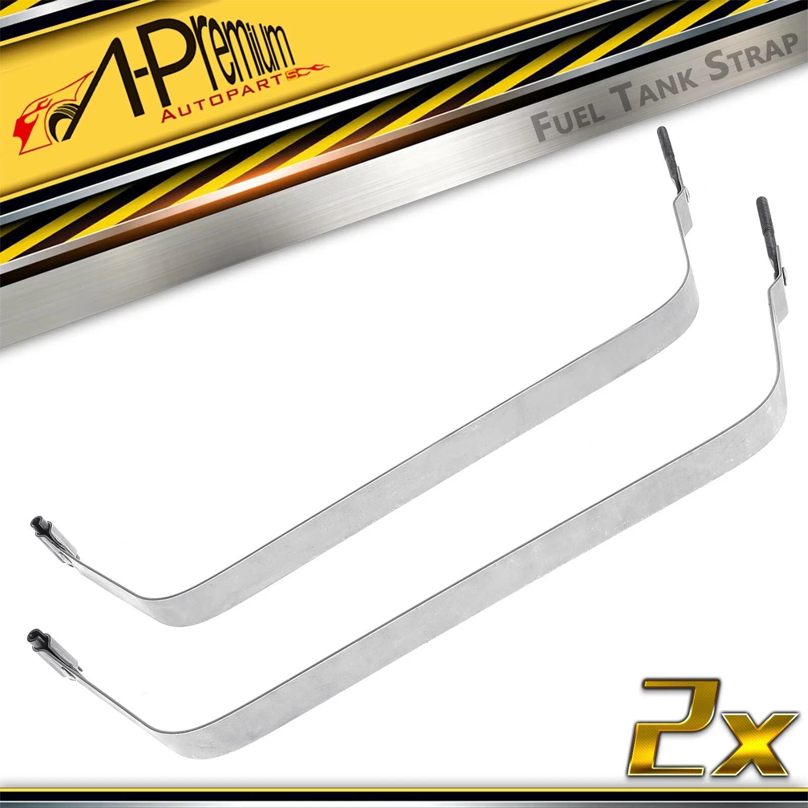 2X Fuel Tank Straps for Jeep Wrangler (1987–1995)