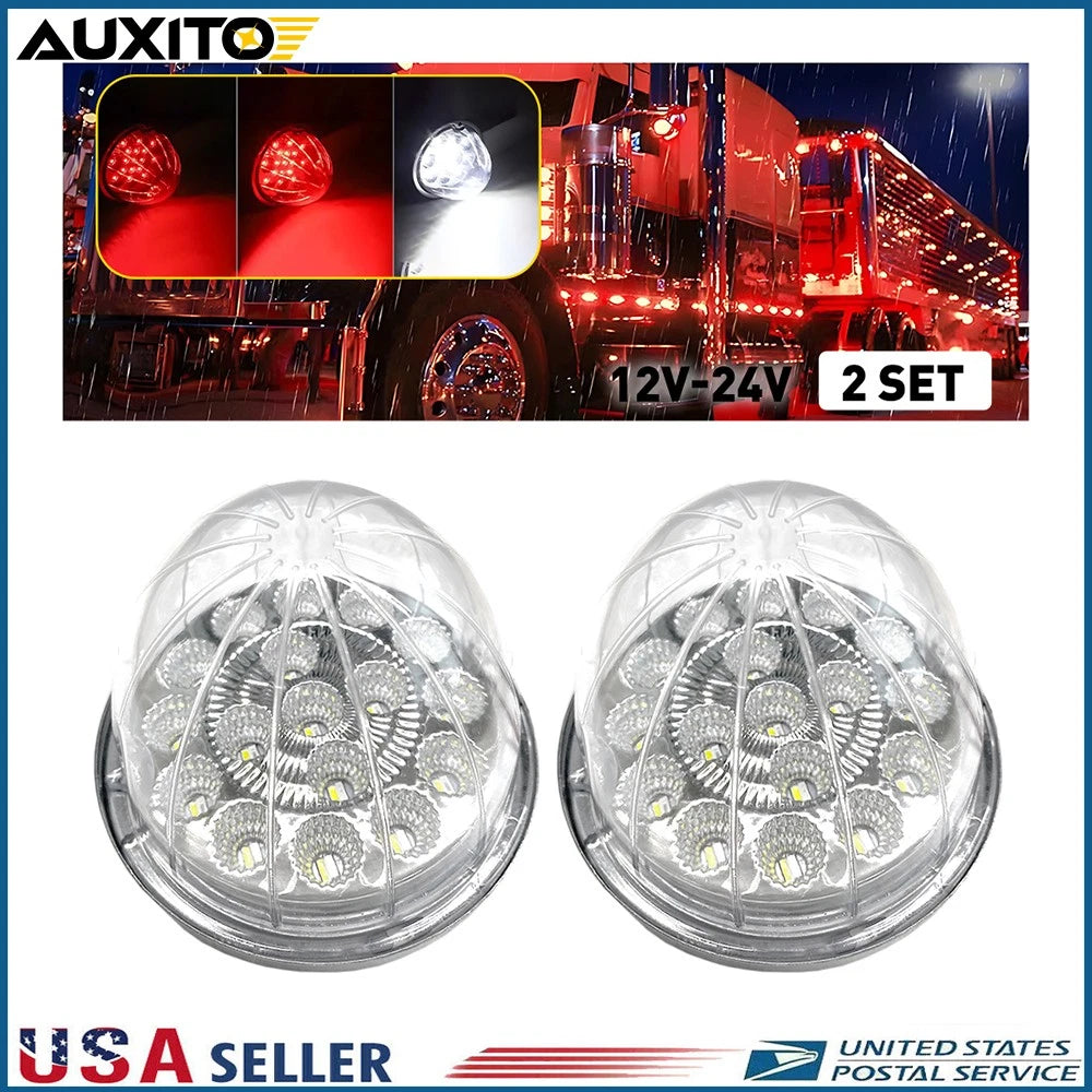 Pair of LED Clearance Lights for Universal Vehicles (12V)