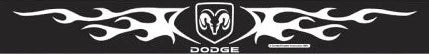 Ram Head Window Decal Sticker for Ram 2500