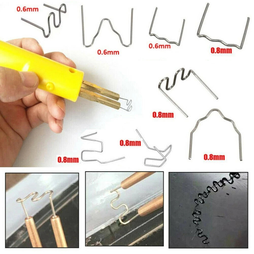 800 PCS Plastic Repair Welding Nails for Car Bumper (Standard Pre Cut)