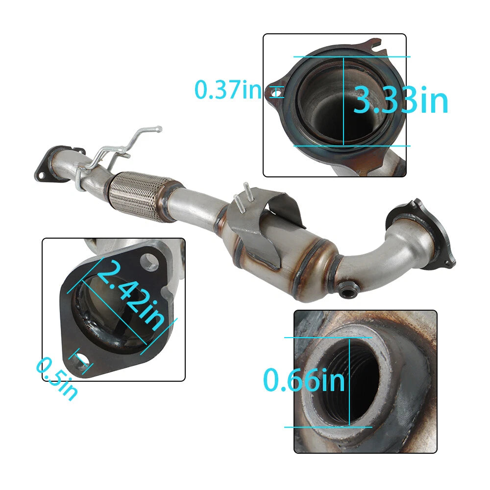 Front Catalytic Converter for Ford Fusion 1.6L 1.5L Turbo (2013–2019)