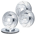 Set of 4 Brake Discs for MB Mercedes