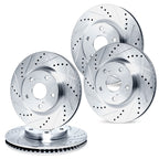 Set of 4 Brake Discs for MB Mercedes