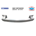 Replacement Aluminum Rear Bumper Impact Bar For 2016-2021 Chevrolet Malibu