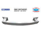Replacement Aluminum Rear Bumper Impact Bar For 2016-2021 Chevrolet Malibu
