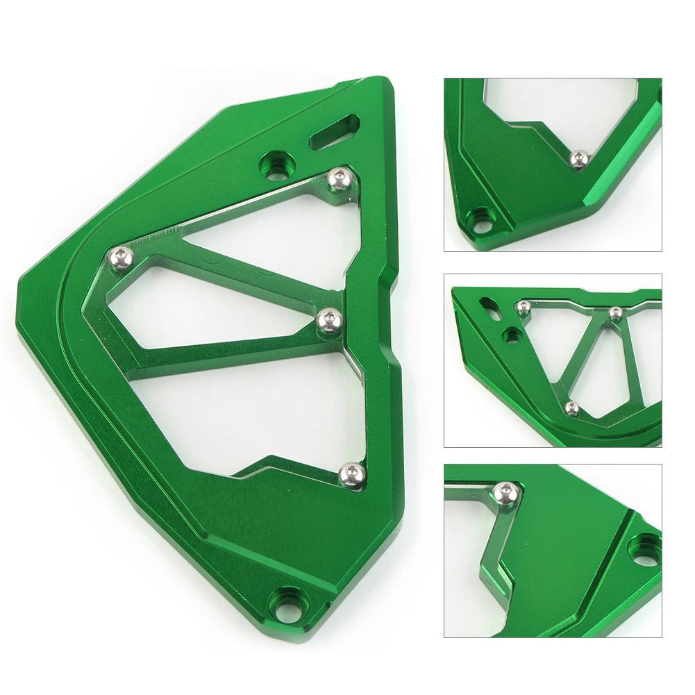 Front Sprocket Chain Guard Cover Green for Kawasaki Z250 Z300 Ninja 250 (2013–2017)