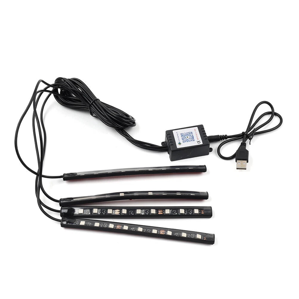 RGB Music Voice Control Floor Light for Universal Fit