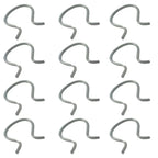 Crank Retainer / 12-Pcs / Door Handle Horseshoe Clip Left Plastic for Vehicle