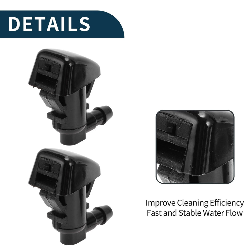 Set of 2 Front Windshield Washer Nozzles No. 55157319AA for Jeep Grand Cherokee (2011–2021)