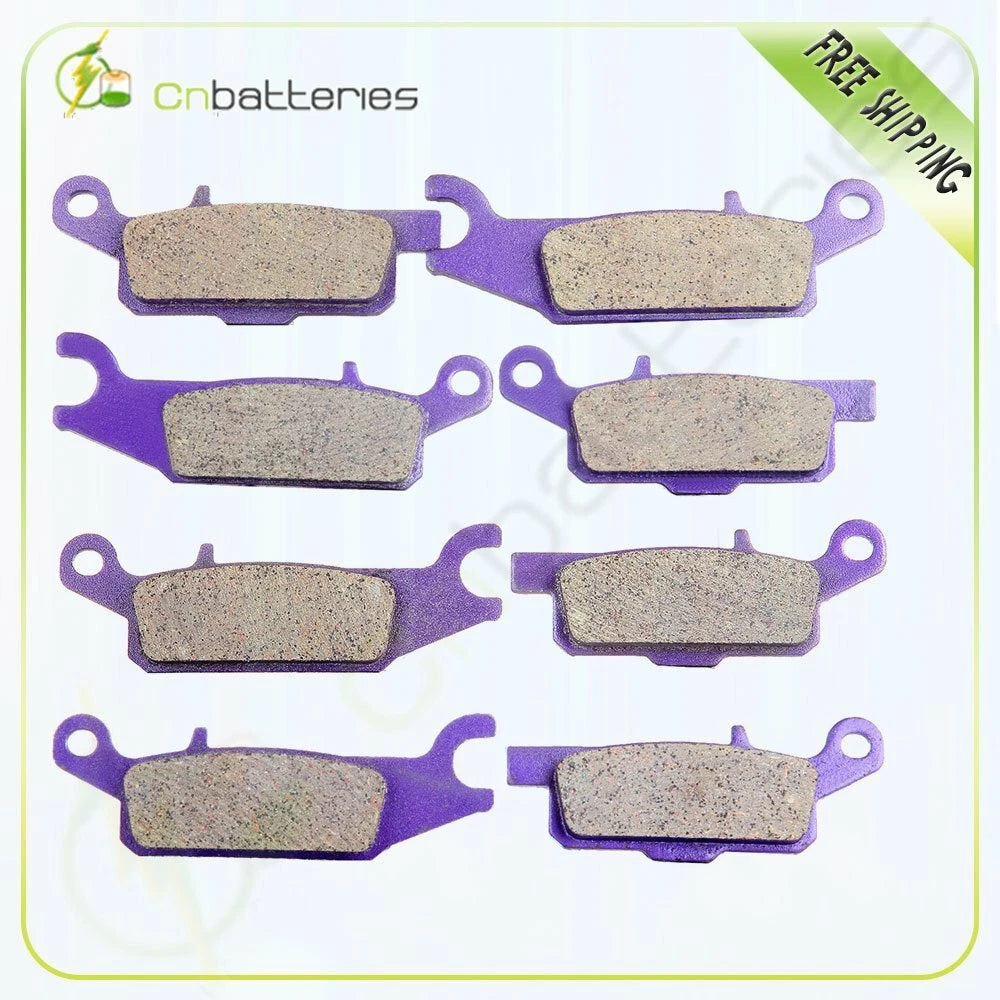 Front and Rear Brake Pads for Yamaha YFM700FG 4x4 FI Grizzly 700 (2007–2023)
