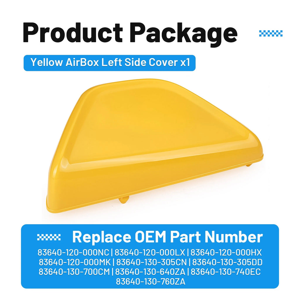 Left Side Cover Yellow for Honda Z50A (1972–1978)