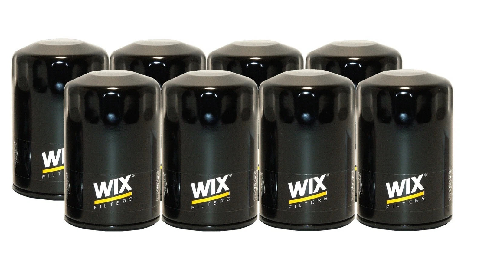 Set of 8 WIX Spin-On Engine Oil Filters for Buick Cadillac Chevrolet Isuzu Jeep