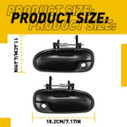 2X Door Handle for Honda Civic Coupe (1996-2000) Plastic