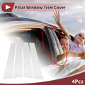 Door Pillar Window Trim for Chevrolet Malibu (2004–2007) Silver Tone