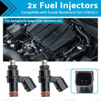 2X Fuel Injectors for Suzuki Boulevard C50 VZ800 (2012) 15710-26GA0
