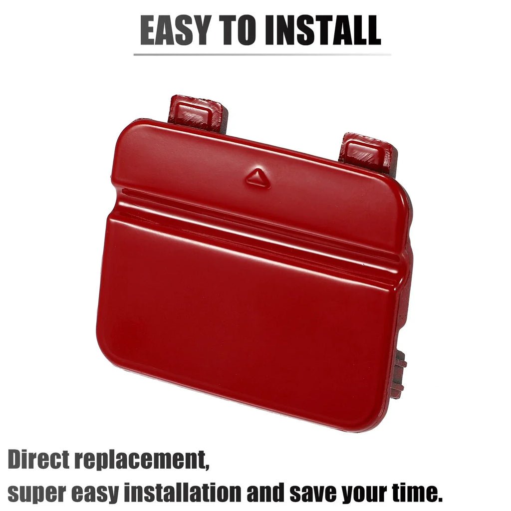 Tow Hook Cover Rear Bumper for BMW 3 Series Red