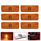 6X Side Marker Indicator Flasher Lights for Mercedes Actros Antos